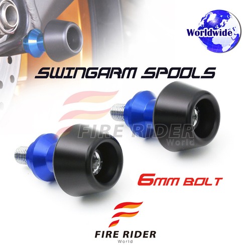 6mm swingarm spools - swingarm, slider