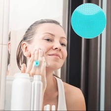 Face Scrubber Soft Silicone Facial Cleansing Brush Face Exfoliator Blackhead Pad
