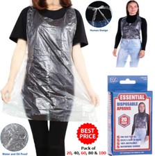 Disposable Waterproof Apron Gown Polythene Adult Plastic Aprons For Kitchen Food