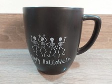 Rae Dunn Black Happy Halloween Large Black Skeleton Mug Tk Maxx