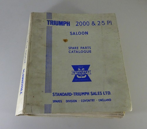 Parts catalog triumph - parts, +