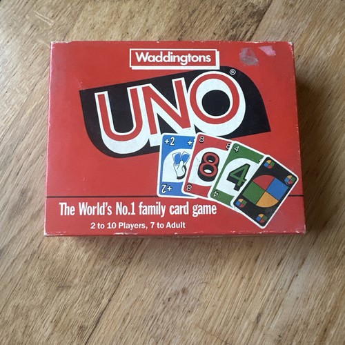 Vintage 1989 waddingtons uno - vintage,