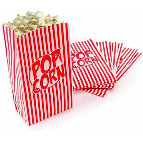 Paper popcorn bags 8 pack - 8,