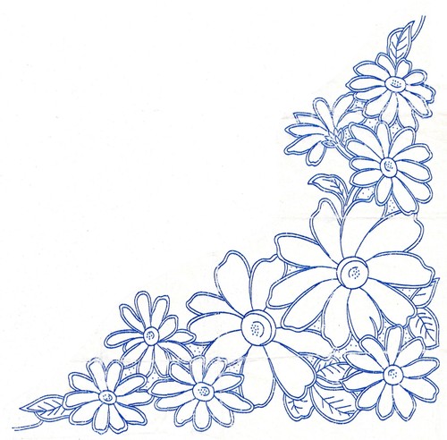 Vintage embroidery transfer - embroidery,