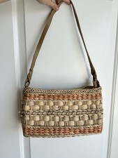 Vintage Rattan Wicker Pink