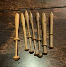 Antique Lace Bobbins. Wooden