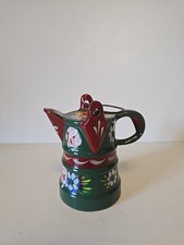 Canal Ware Ceramic Hand Painted Narrowboat Watering Can Moneybox Hand painted. 