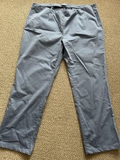Women’s New Without Tags Raphaela Brax  Light Blue Cotton Trousers 26 R Slim Fit