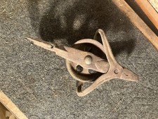 Vintage Metal Pulley Wheel