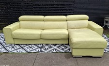 DFS Leather Corner Sofa Bed