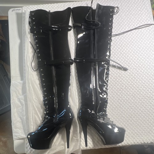 Women black patent leather - black,