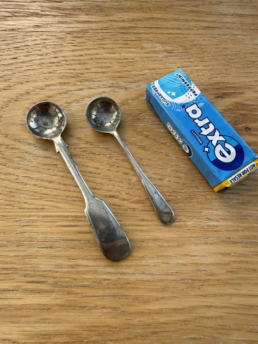Salt spoons vintage - salt, epns