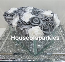 CRUSHED DIAMOND SILVER CRYSTAL