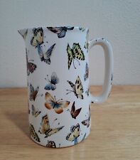 Heron Cross Pottery Jug   Chintz Butterflies