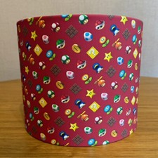 Super Mario Items Ceiling Drum Light Shade 25cm/10"