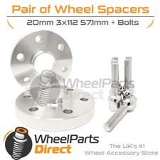 Wheel Spacers (2) & Bolts 20mm