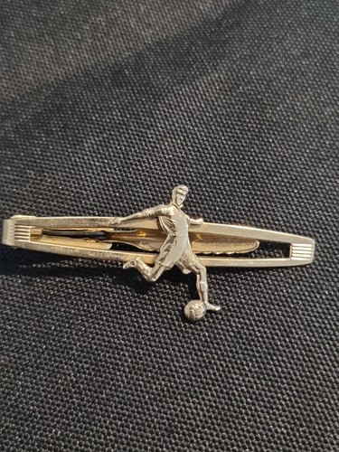 Mens vintage tie clip - tie, football