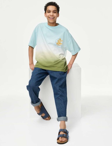 Boys cotton short sleeved - short,