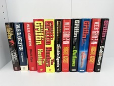11x W.E.B Griffin Large Hardback Novel Books Bundle 
