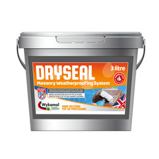 Wykamol DRYSEAL Masonry Waterproofing Cream 3L | Brick, Stone, Water Repellent