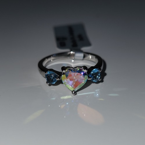 Mercury mystic topaz ring with - mystic,