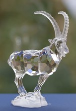 Swarovski Crystal Glass Ibex Figure 275439 Endangered Species Retired