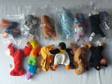Ty Teenie Beanie Babies McDonald's Happy Meals Plush Toys x 12