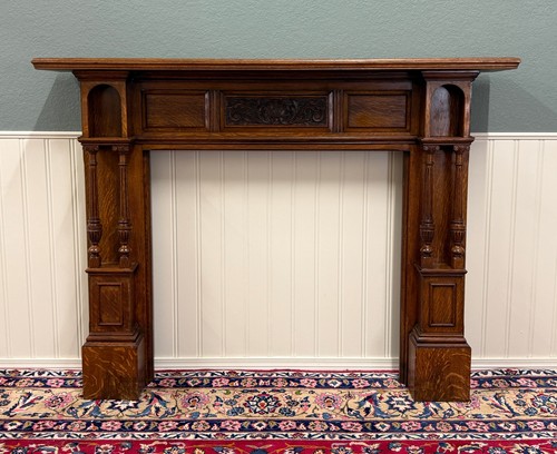Antique english fireplace - antique,