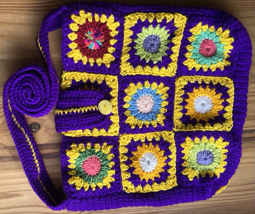 Handmade purple crochet - handmade,