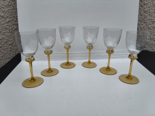 Vintage bohemia crystal amber - vintage,