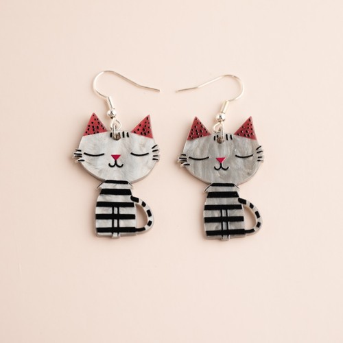 Adorable cute grey - adorable, striped