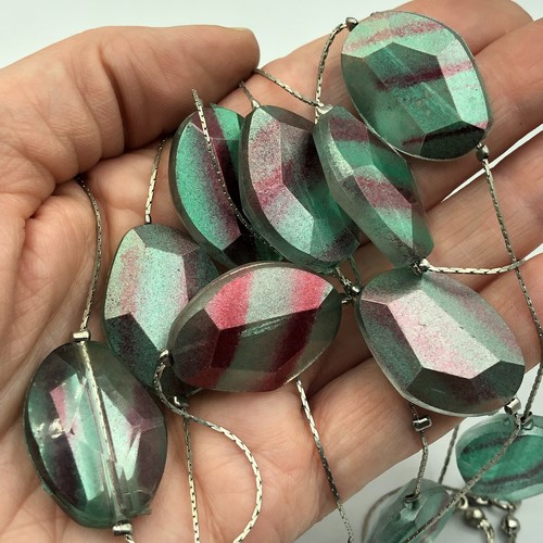 Rainbow necklace silver tone - tone, &
