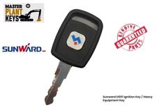 Sunward D001 GENUINE MASTER PLANT KEYS  Excavators Heavy Construction Machinery