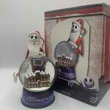 Nightmare Before Christmas Santa Jack Skellington Snow Globe Disney NECA Rare