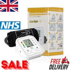 2025 Digital Automatic Blood Pressure Monitor Upper Arm BP Machine Heart Rate