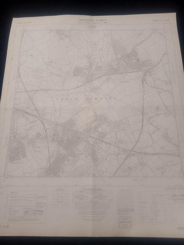 Vintage map inch upton - vintage,