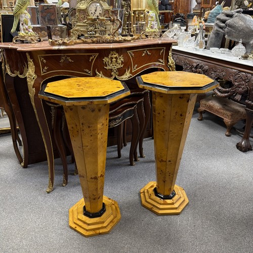 Pair art deco style trumpet - of,
