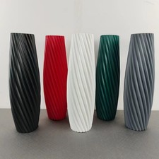 34cm Plastic Modern Flower Vase Unbreakable Vase for Bedroom Living Room Decor