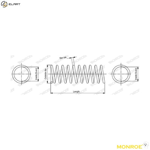 Suspension spring sp3313 - suspension,