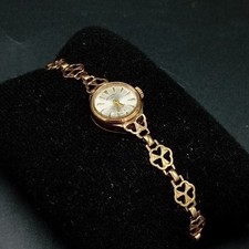 9ct Gold Rotary Ladies Watch 10.8g Hallmarked Vintage FLT