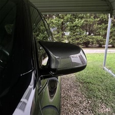 For BMW X3 F25 X5 F15 X6 F16 2014-18 Carbon Look Wing Mirror Cover Caps M Sport
