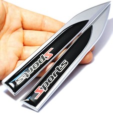 Metal 3D Sports Logo Car Side