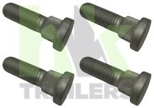 4 x M12 Wheel Studs, 12mm x