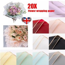 20Pcs Waterproof Flower Gift Wrapping Paper Florist Bouquet Packaging DIY Decor