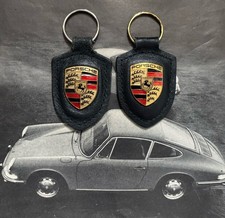 Two Genuine Porsche keyrings