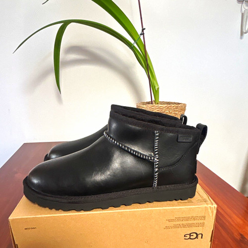 Ugg men black - men’s, leather