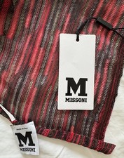 Genuine M Missoni Long Scarf - Red/Multicolour 