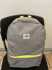 FLASH CANVAS BACKPACK WITH CONTRAST TRIMS IN NEON YELLOW - TOKYO LAUNDRY
