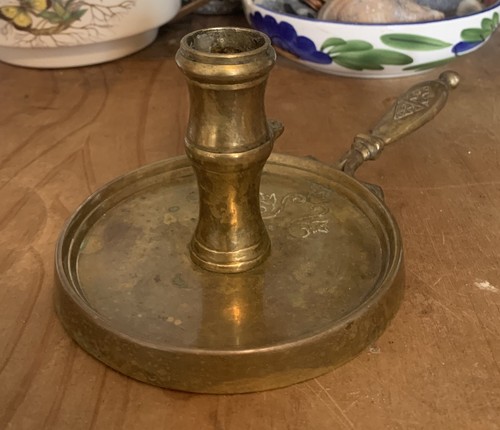 Antique vintage brass heavy - vintage,