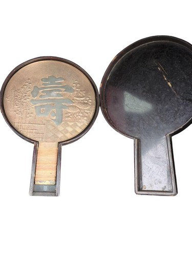 Bronze mirror with - bronze,